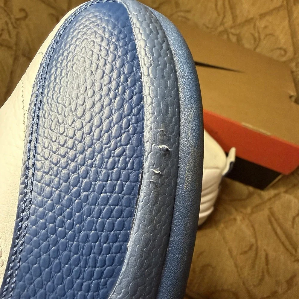 Nike Air Jordan 12 Retro Sneakers French Blue, Size 10.5, CT8013-114